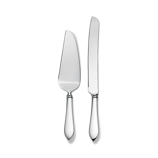 Silver Cake Cutting Set