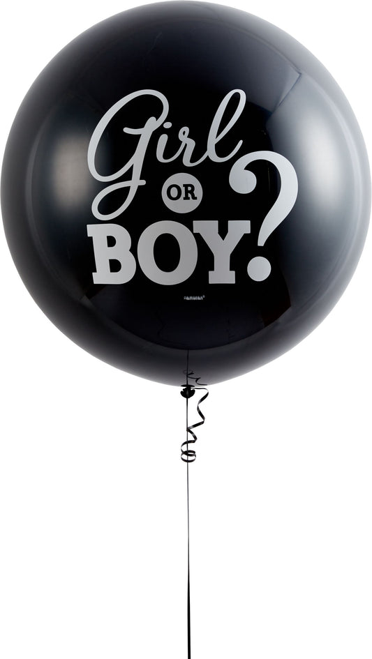 Gender Reveal Balloon for Party Rentals in GTA – 36-Inch Latex Balloon with Biodegradable Pink or Blue Confetti