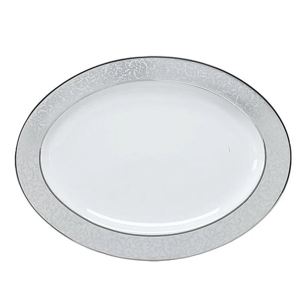 Glass 5" x 14" Oval Platter