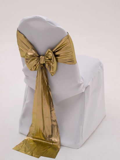 Metallic Chair Sash