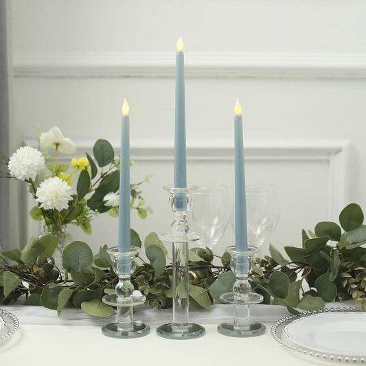 Blue Thin and Tall LED Candle
