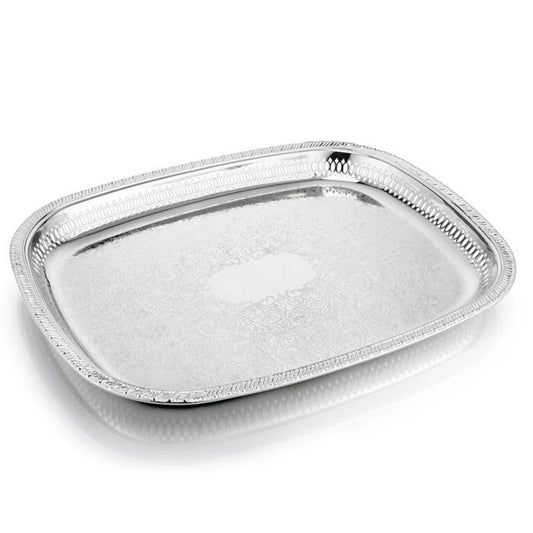 Silver Rectangle Platters